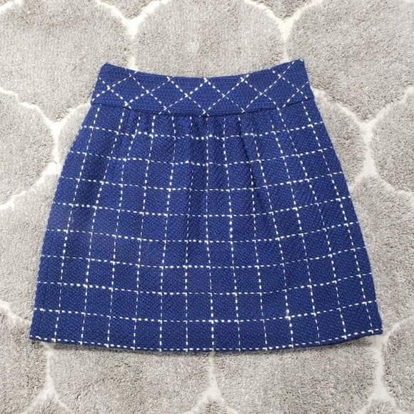 Anthropologie Maeve Converging Bits Plaid Skirt 8 - Picture 2 of 8